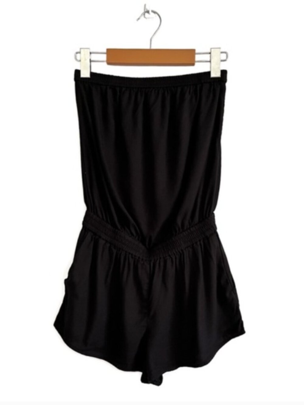 Aritzia Talula Strapless Cropsey Romper - Picture 2 of 7